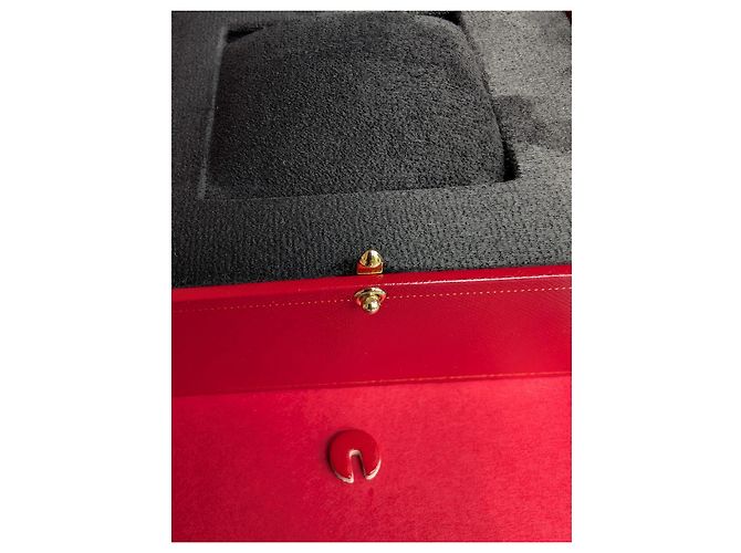 Cartier Traditionelle Uhren- und Schmuckbox und Papiertüte Rot - Ansicht 13