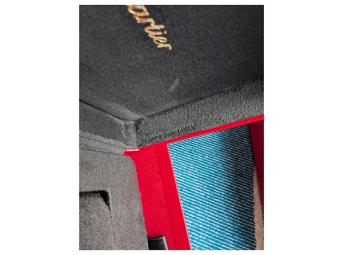 Cartier Traditionelle Uhren- und Schmuckbox und Papiertüte Rot - Ansicht 9