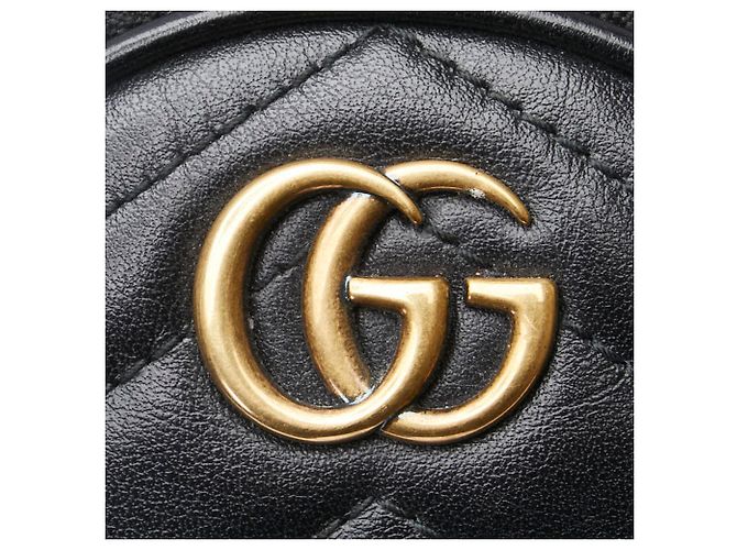 Monedero en forma de corazón Gucci GG Marmont Negro - vista 7
