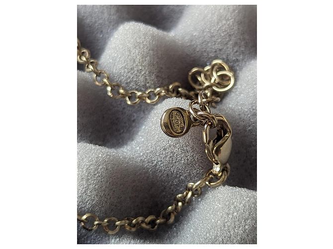 Chanel Raro CC 08P CoCo na Lua GHW Colar Logo de Cristal Caixa etiqueta Dourado - vista 7