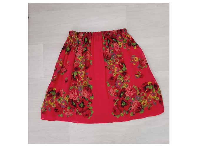 Rotes Sommerkleid mit Blumen Anna Molinari Blumarine - Ansicht 6