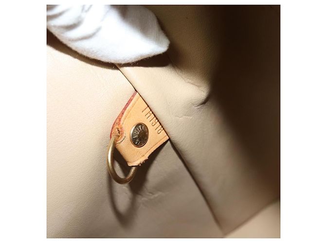 LOUIS VUITTON Monogram Vernis Houston Borsa a Mano Beige M91004 LV Auth 120122 - vista 12