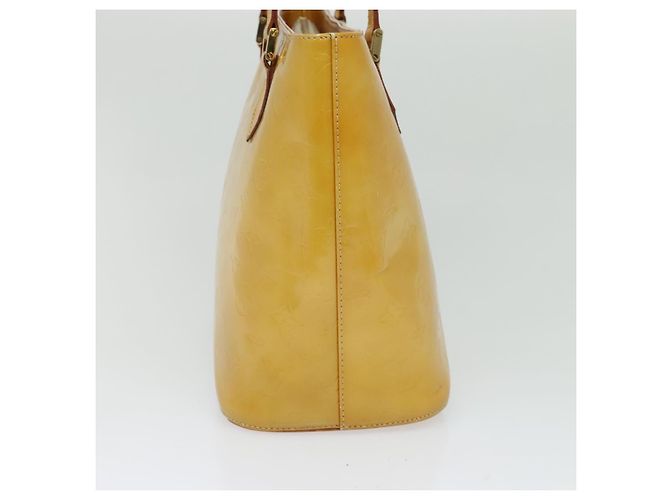 LOUIS VUITTON Monogram Vernis Houston Borsa a Mano Beige M91004 LV Auth 120122 - vista 3