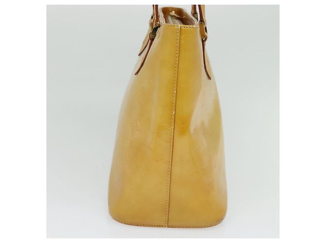LOUIS VUITTON Monogram Vernis Houston Borsa a Mano Beige M91004 LV Auth 120122 - vista 4