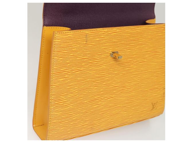 LOUIS VUITTON Borsa a Mano Epi Malesherbes Tassili Giallo Jonne M52379 Auth ep8616 - vista 21