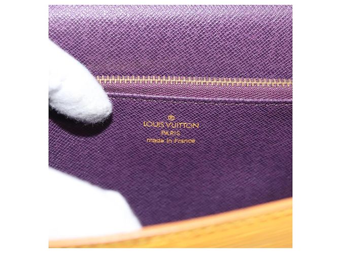 LOUIS VUITTON Borsa a Mano Epi Malesherbes Tassili Giallo Jonne M52379 Auth ep8616 - vista 22