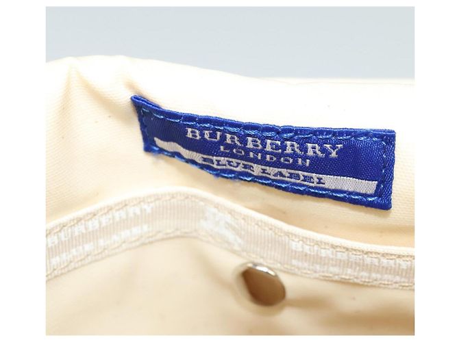 Borsa a spalla Burberry Blue Label in tela rosa Auth ac3783 - vista 11