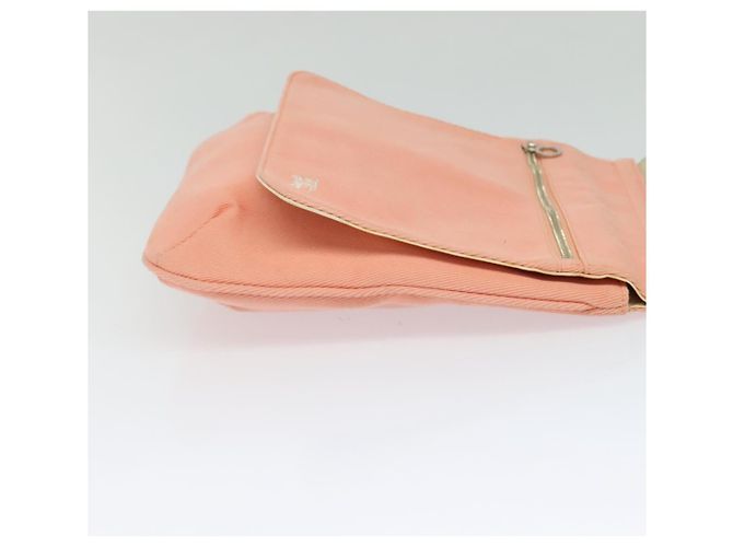 Borsa a spalla Burberry Blue Label in tela rosa Auth ac3783 - vista 4
