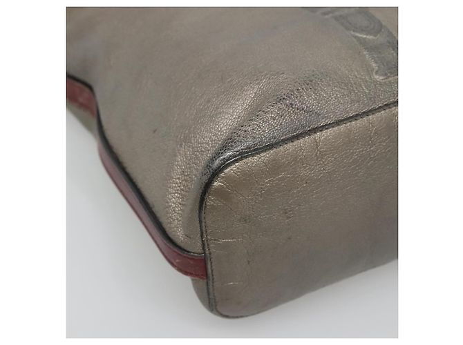 Borsa a Spalla LOEWE in Pelle Argento Autentica bs24622 - vista 14