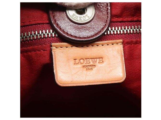 Borsa a Spalla LOEWE in Pelle Argento Autentica bs24622 - vista 17