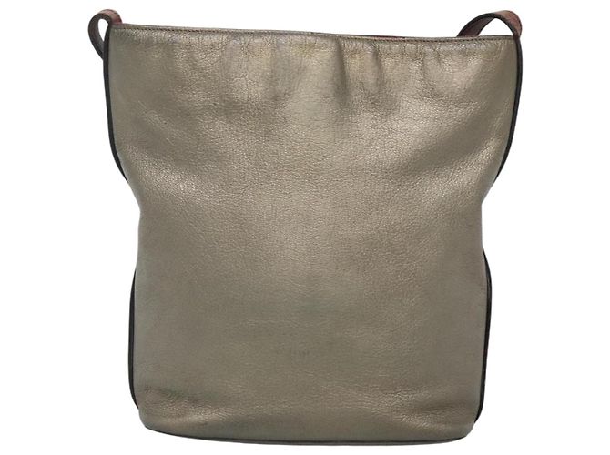 Borsa a Spalla LOEWE in Pelle Argento Autentica bs24622 - vista 2