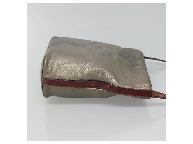 Borsa a Spalla LOEWE in Pelle Argento Autentica bs24622 - vista 3