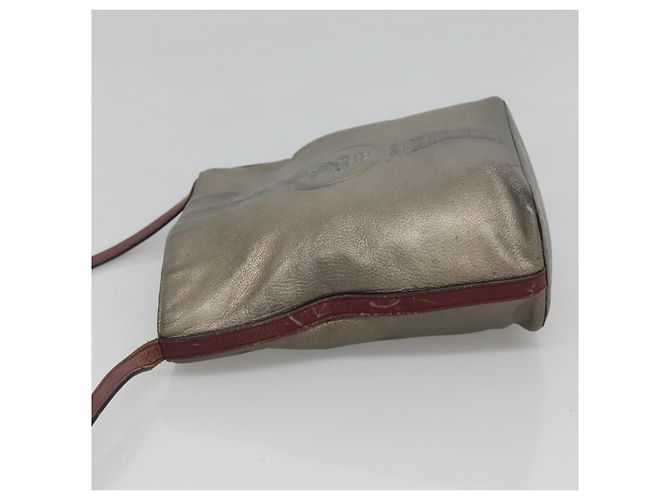 Borsa a Spalla LOEWE in Pelle Argento Autentica bs24622 - vista 4