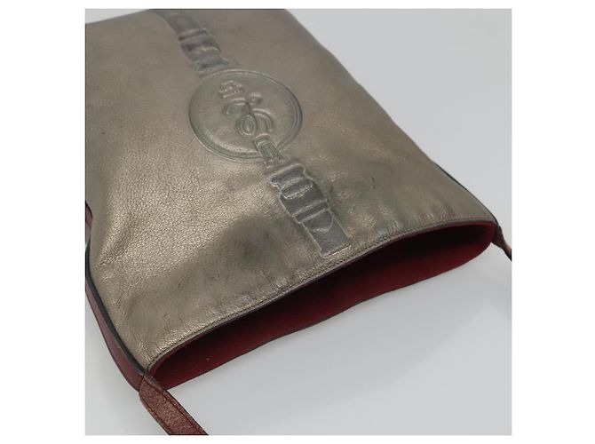 Borsa a Spalla LOEWE in Pelle Argento Autentica bs24622 - vista 6