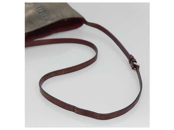 Borsa a Spalla LOEWE in Pelle Argento Autentica bs24622 - vista 7