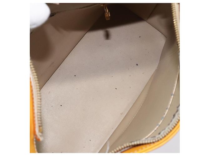 LOUIS VUITTON Borsa a Mano Monogram Vernis Houston Beige M91004 LV Auth 118545 - vista 11