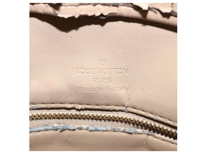 LOUIS VUITTON Borsa a Mano Monogram Vernis Houston Beige M91004 LV Auth 118545 - vista 19