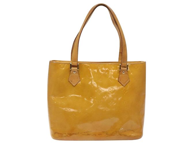 LOUIS VUITTON Borsa a Mano Monogram Vernis Houston Beige M91004 LV Auth 118545 - vista 2
