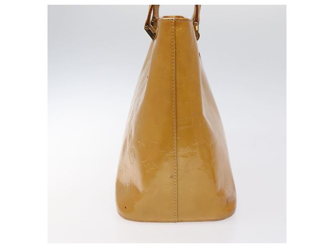 LOUIS VUITTON Borsa a Mano Monogram Vernis Houston Beige M91004 LV Auth 118545 - vista 4