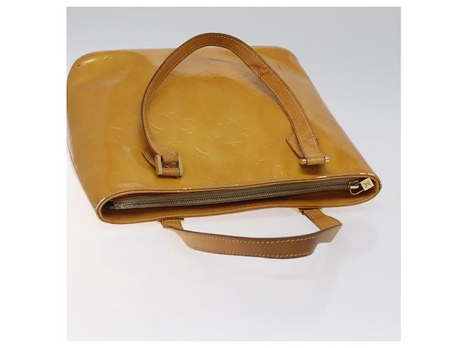 LOUIS VUITTON Borsa a Mano Monogram Vernis Houston Beige M91004 LV Auth 118545 - vista 6