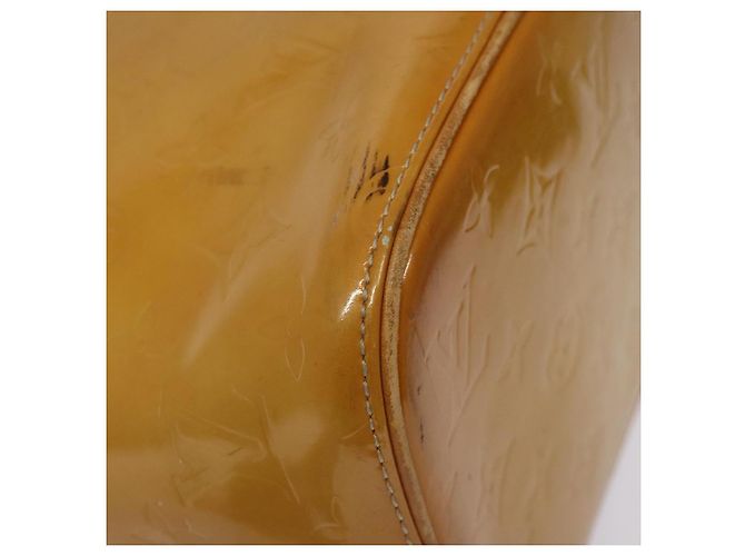 LOUIS VUITTON Borsa a Mano Monogram Vernis Houston Beige M91004 LV Auth 118545 - vista 8