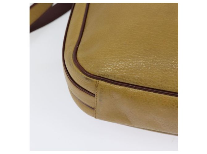 Borsa a spalla CARTIER in pelle dorata gialla Auth bs24418 D'oro Giallo - vista 15