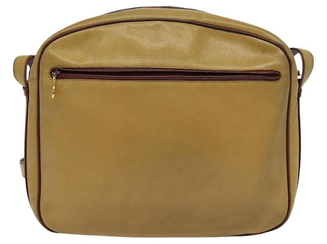 Borsa a spalla CARTIER in pelle dorata gialla Auth bs24418 D'oro Giallo - vista 2