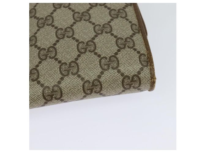 Borsa a Spalla GUCCI GG Supreme PVC Beige Oro 118 02 050 Auth BA1491 D'oro - vista 16
