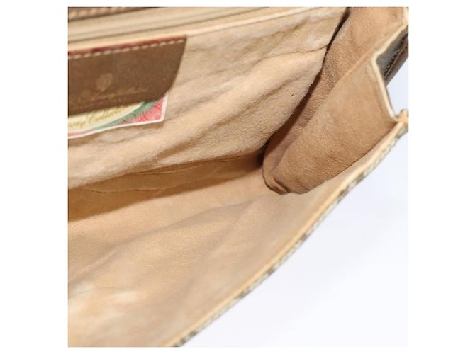 Borsa a Spalla GUCCI GG Supreme PVC Beige Oro 118 02 050 Auth BA1491 D'oro - vista 20
