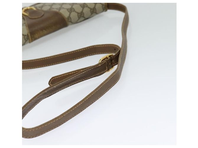 Borsa a Spalla GUCCI GG Supreme PVC Beige Oro 118 02 050 Auth BA1491 D'oro - vista 7