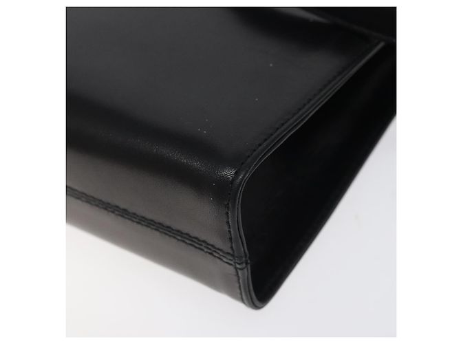 Borsa a spalla Salvatore Ferragamo in pelle nera e oro Auth BA1085 Nero D'oro - vista 15