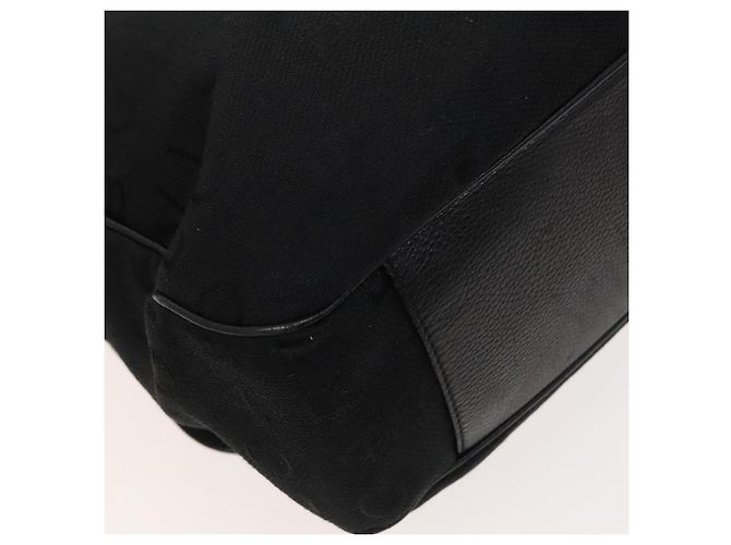 Bulgari Borsa a spalla BVLGARI Logo Mania in tela nera Auth BA1529 Nero - vista 16