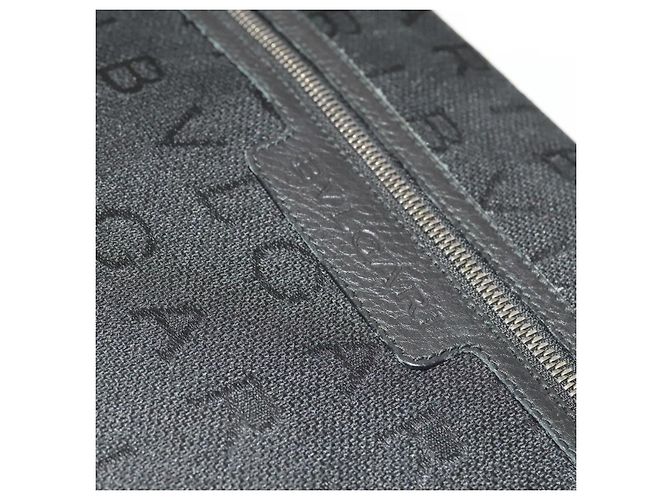 Bulgari Borsa a spalla BVLGARI Logo Mania in tela nera Auth BA1529 Nero - vista 17