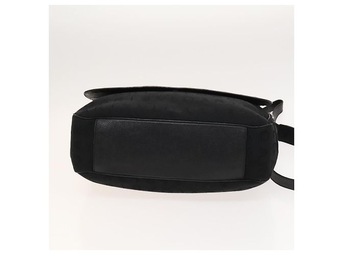 Bulgari Borsa a spalla BVLGARI Logo Mania in tela nera Auth BA1529 Nero - vista 5