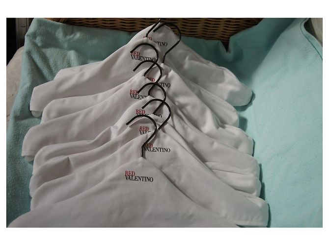 Red Valentino Lot de 8 cintres blanc - vue 3