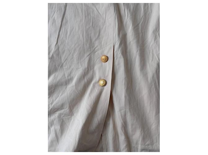 Givenchy Long Blazer Jacket Eggshell Cotton - view 5