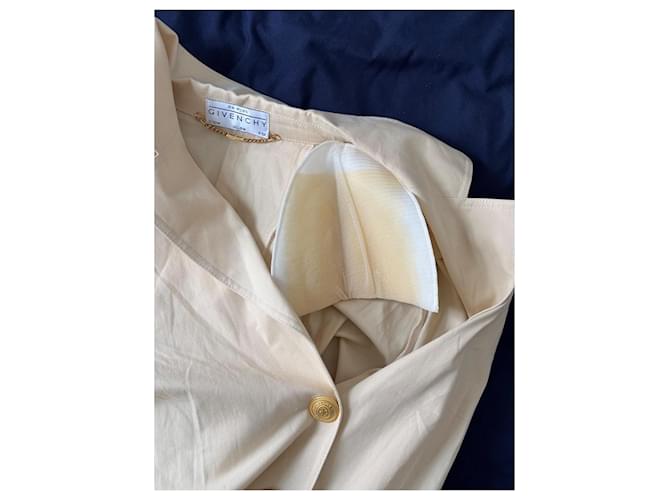 Givenchy Long Blazer Jacket Eggshell Cotton - view 7