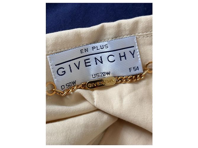 Givenchy Long Blazer Jacket Eggshell Cotton - view 8