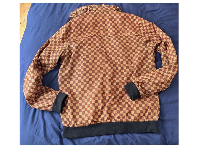 Louis Vuitton - giacca monogrammata Marrone scuro - vista 8