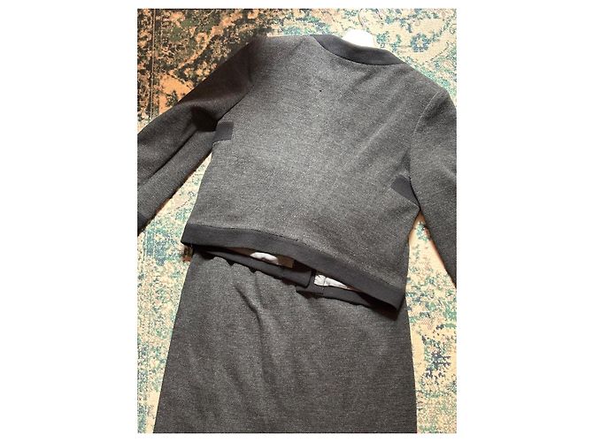 Chanel - tailleur gonna giacca Grigio - vista 11
