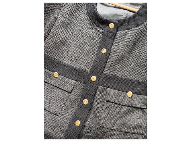 Chanel - tailleur gonna giacca Grigio - vista 2