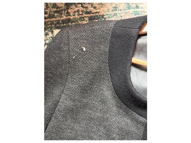 Chanel - tailleur gonna giacca Grigio - vista 4