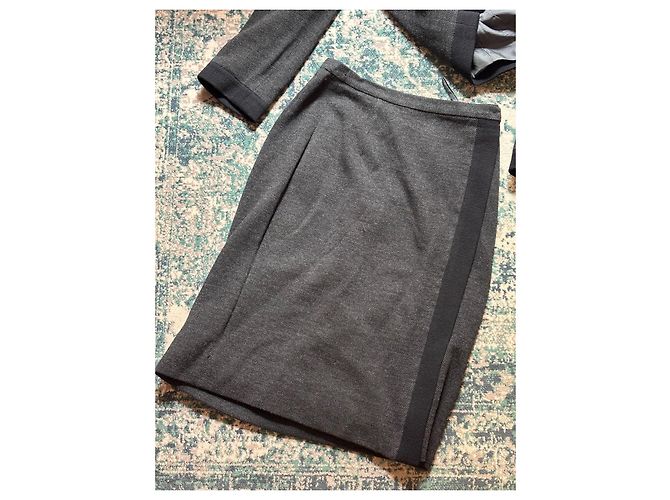 Chanel - tailleur gonna giacca Grigio - vista 6