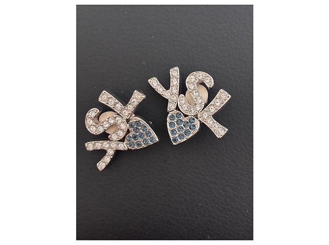 Yves Saint Laurent - clip per orecchie Silver hardware - vista 5