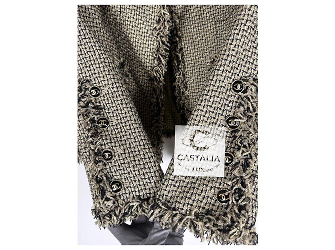 Chanel Iconic CC Knöpfe schimmernde Tweedjacke 38 FR Mehrfarben - Ansicht 10