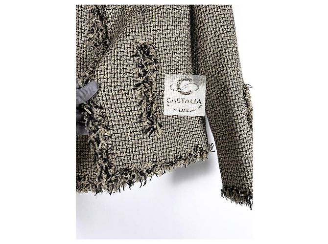 Chanel Iconic CC Knöpfe schimmernde Tweedjacke 38 FR Mehrfarben - Ansicht 5