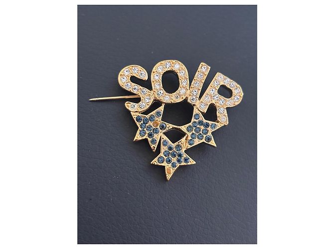Yves Saint Laurent - spilla 'Sera' Gold hardware - vista 2