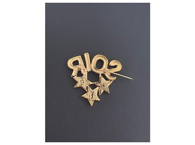 Yves Saint Laurent - spilla 'Sera' Gold hardware - vista 3