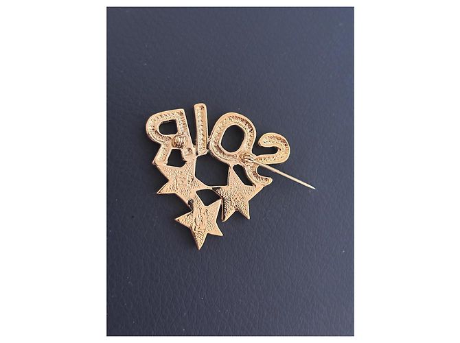 Yves Saint Laurent - spilla 'Sera' Gold hardware - vista 4