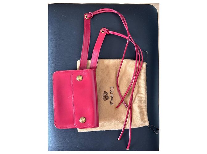 Hermès - pochette cintura rossa vintage Rosso - vista 3